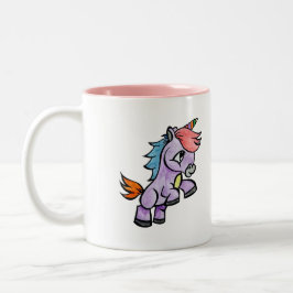 Taza Bicolor Unicornio