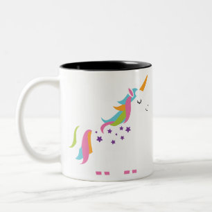 Taza Bicolor Unicornio fantástico