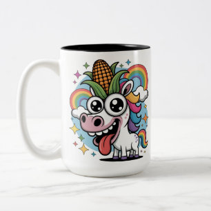 Taza Bicolor Unicornio único
