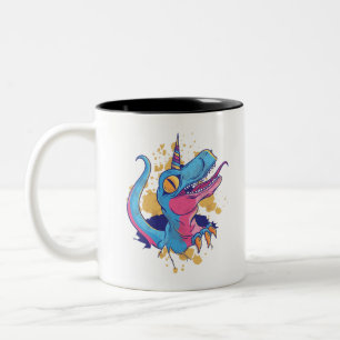 Taza Bicolor Unicornisauro