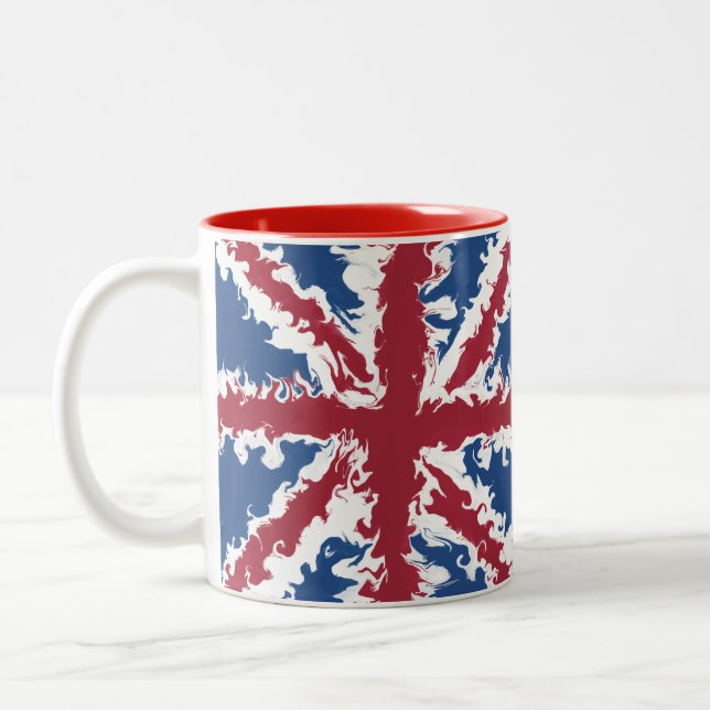 Taza Bicolor Union Jack Bespoke (Izquierda)