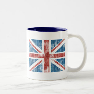 Taza Bicolor Union Jack llevado