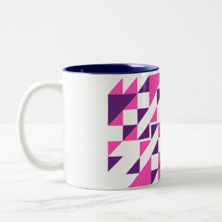 Taza Bicolor unique patten design mug