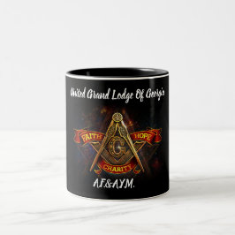 Taza Bicolor United Grand Lodge