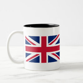 Taza Bicolor United Kingdom Flag