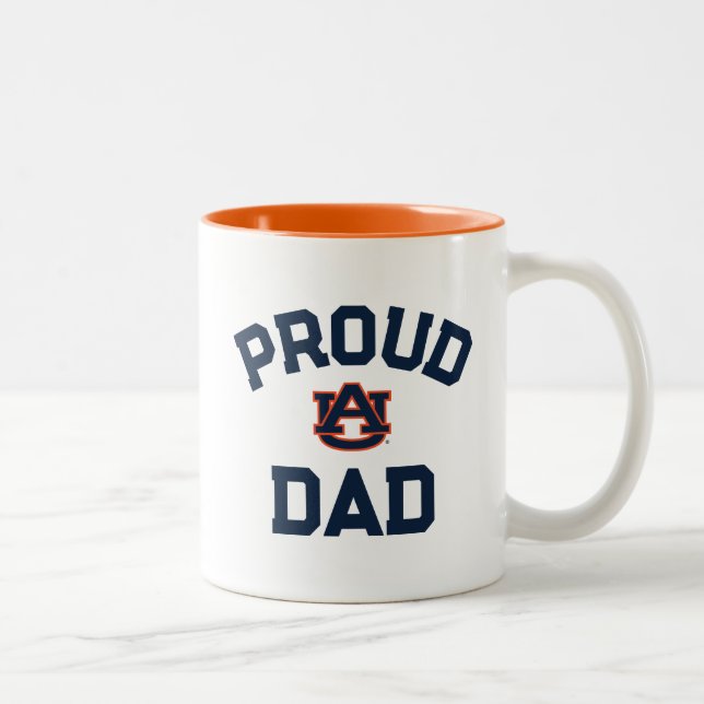 Taza Bicolor Universidad de Auburn "Papá orgulloso" (Derecha)