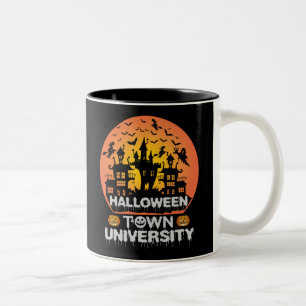 Taza Bicolor Universidad de Halloween