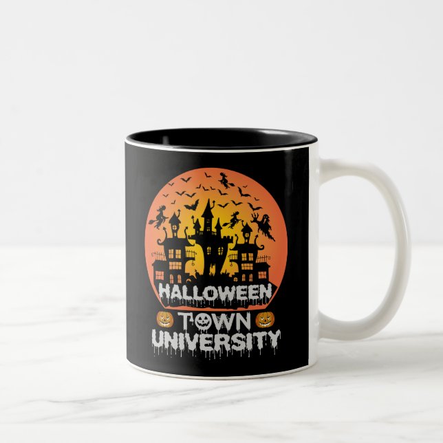 Taza Bicolor Universidad de Halloween (Derecha)