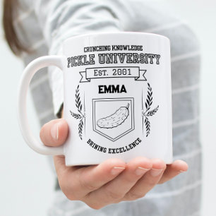 Taza Bicolor Universidad personalizado Pickle - Amantes diverti