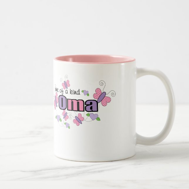 Taza Bicolor Uno de un Oma bueno (Derecha)