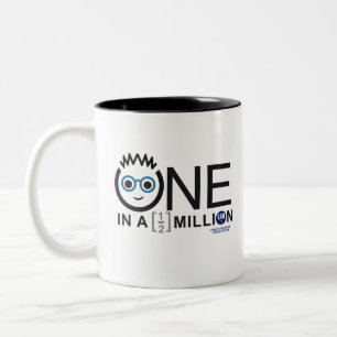 Taza Bicolor Uno en medio millón - Café con dos tones