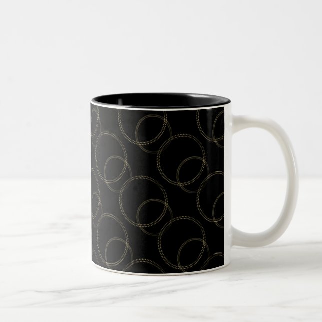 Taza Bicolor Uptown Vibrance Mug, Gold (Derecha)