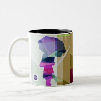 Taza Bicolor Urban rain mug3- black inside
