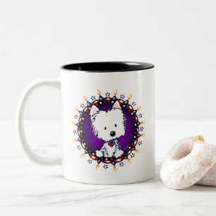 Taza Bicolor US 4 de julio Westie