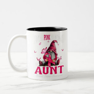 Taza Bicolor Uso El Rosa En Memoria De Mi Tía Cáncer De Mama