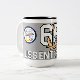TAZA BICOLOR USS ENTERPRISE MUG QUE SOMOS LEYENDA