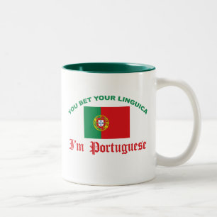 Taza Bicolor Usted apostó su Linguica
