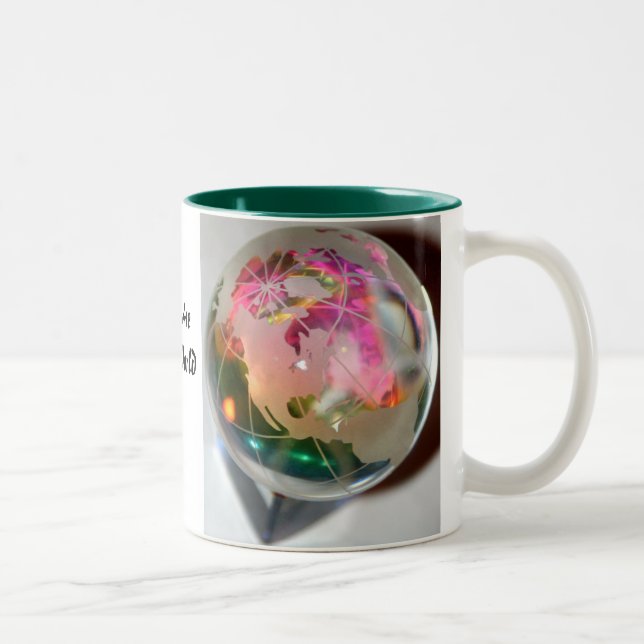 Taza Bicolor Usted es mi mundo (Derecha)