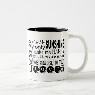 Taza Bicolor Usted es mi ropa y regalos de la sol