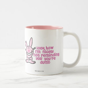 Taza Bicolor Usted es mudo