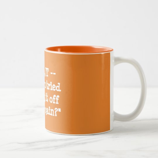 Taza Bicolor ¿Usted ha intentado girarlo apagado y otra vez?