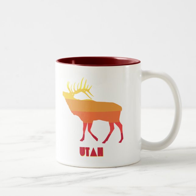 Taza Bicolor Utah Elk (Derecha)