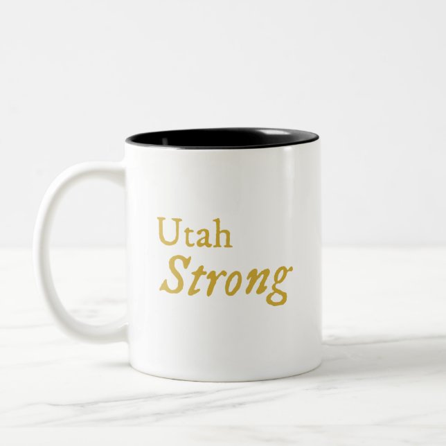 Taza Bicolor Utah Fuerte café Mug (Izquierda)