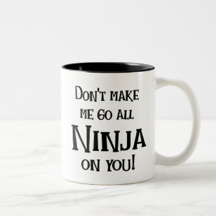 Taza Bicolor Va Ninja en usted