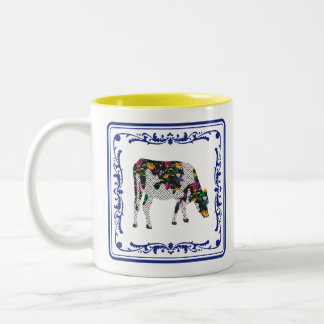 Taza Bicolor Vaca del Frisian, koe de Friese