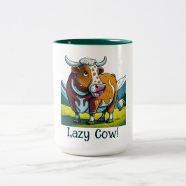 Taza Bicolor Vaca perezosa