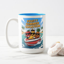 Taza Bicolor Vacaciones de verano de frugalidad