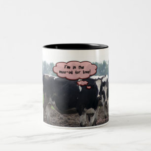 Taza Bicolor Vacas del amor