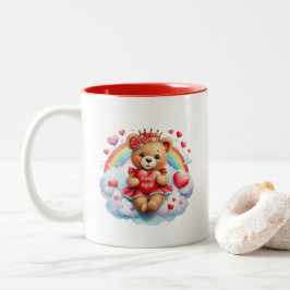 Taza Bicolor Valentine Bear 