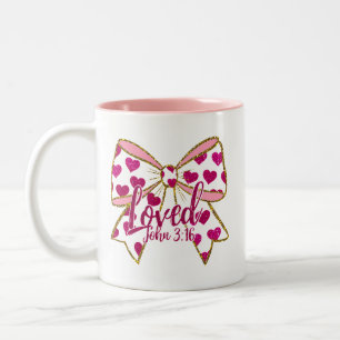 Taza Bicolor Valentine Coqueta Cristiana