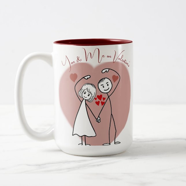 Taza Bicolor Valentine Gift (Izquierda)