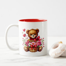 Taza Bicolor Valentine Hearts 