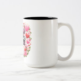 Taza Bicolor Valentine Love Mug