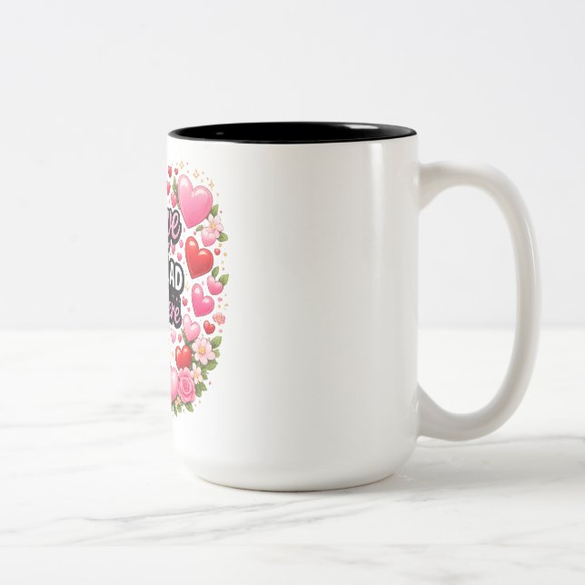 Taza Bicolor Valentine Love Mug (Derecha)