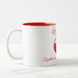 Taza Bicolor Valentine mug