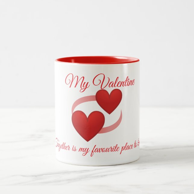 Taza Bicolor Valentine mug (Centro)