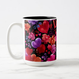 Taza Bicolor Valentine’s Day Mug | Romantic, Cute &Heartwarming