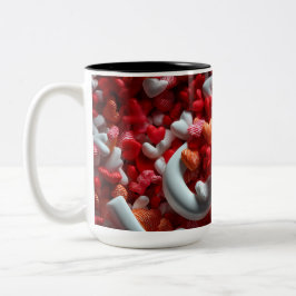 Taza Bicolor Valentine’s Day Mug | Romantic, Cute &Heartwarming