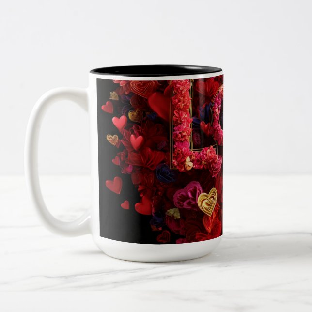 Taza Bicolor Valentine’s Day Mug | Romantic, Cute &Heartwarming (Izquierda)
