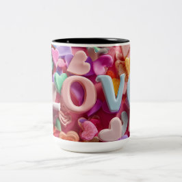 Taza Bicolor Valentine’s Day Mug | Romantic, Cute &Heartwarming