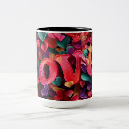 Taza Bicolor Valentine’s Day Mug | Romantic, Cute &Heartwarming