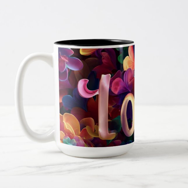 Taza Bicolor Valentine’s Day Mug | Romantic, Cute &Heartwarming (Izquierda)