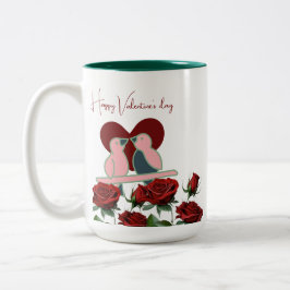 Taza Bicolor Valentine's Day Gift