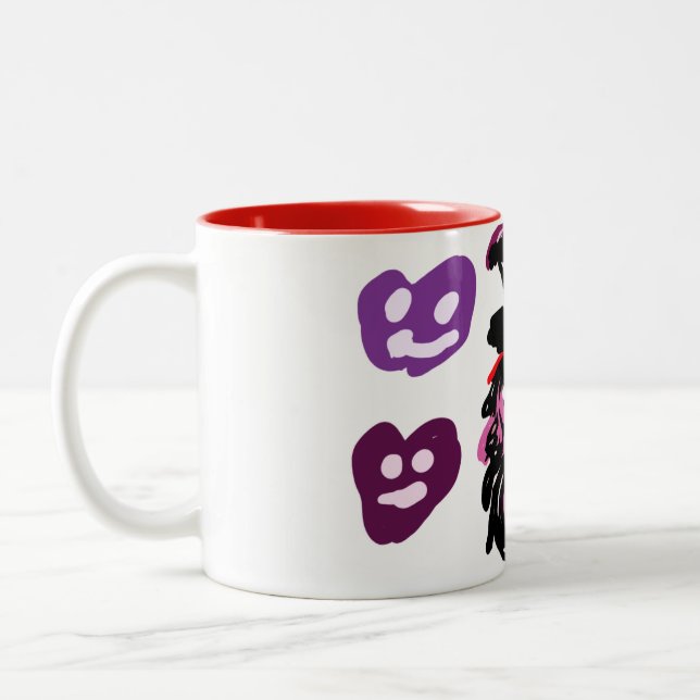 Taza Bicolor valentine's day purple love  (Izquierda)