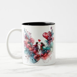 Taza Bicolor Valentines Mugs