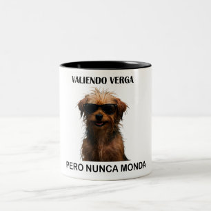TAZA BICOLOR VALIENDO VERGA PERO NUCA MONDA